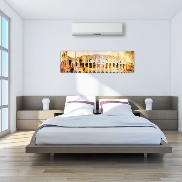 Obraz - Malarstwo cyfrowe, Koloseum, Rzym, Włochy (170x50 cm)