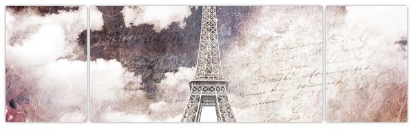 Obraz - Wieża Eiffla, Paryż, Francja (170x50 cm)