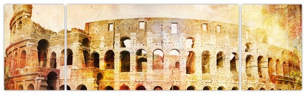 Obraz - Malarstwo cyfrowe, Koloseum, Rzym, Włochy (170x50 cm)