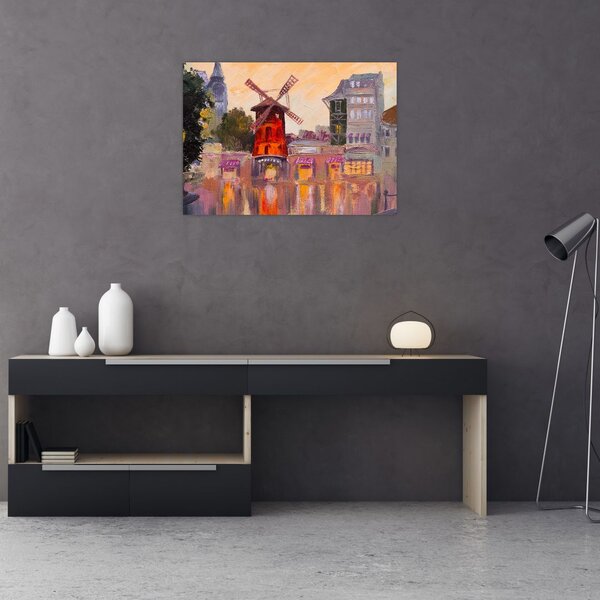 Obraz - Moulin Rouge, Paryż, Francja (70x50 cm)