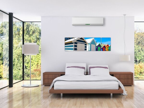 Obraz - Brighton Beach, Melbourne, Australia (170x50 cm)