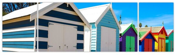 Obraz - Brighton Beach, Melbourne, Australia (170x50 cm)
