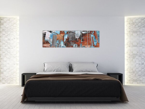 Obraz - Wieżowce (170x50 cm)
