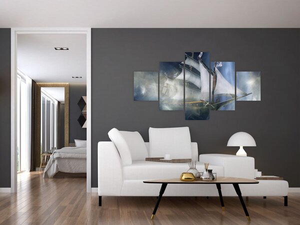 Obraz - Statek widmo (125x70 cm)