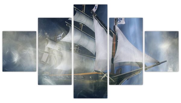 Obraz - Statek widmo (125x70 cm)