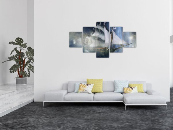 Obraz - Statek widmo (125x70 cm)