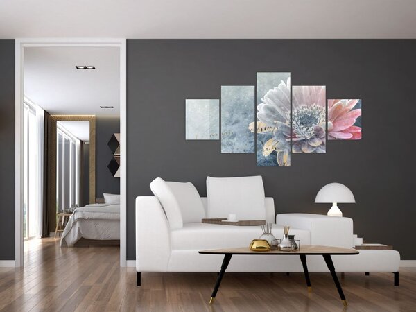 Obraz - Zimowy kwiat (125x70 cm)