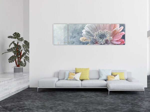 Obraz - Zimowy kwiat (170x50 cm)