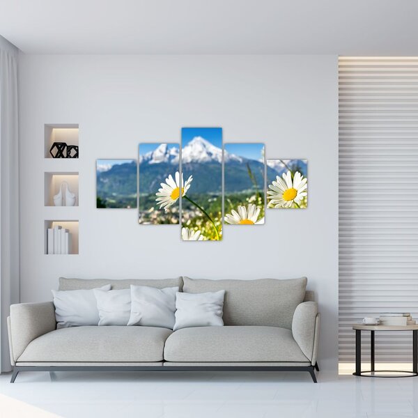 Obraz - Wiosna w Alpach (125x70 cm)