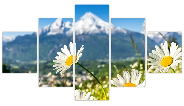 Obraz - Wiosna w Alpach (125x70 cm)