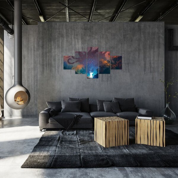 Obraz - Czarujący czarodziej (125x70 cm)