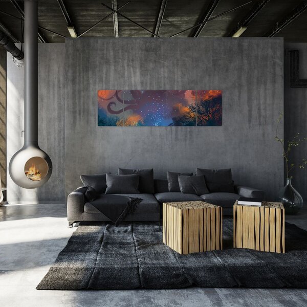Obraz - Czarujący czarodziej (170x50 cm)