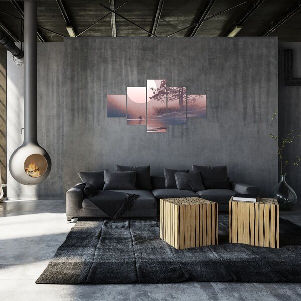 Obraz - Zakochana para (125x70 cm)