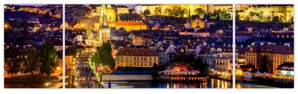 Obraz - Most Karola, Praga, Czechy (170x50 cm)