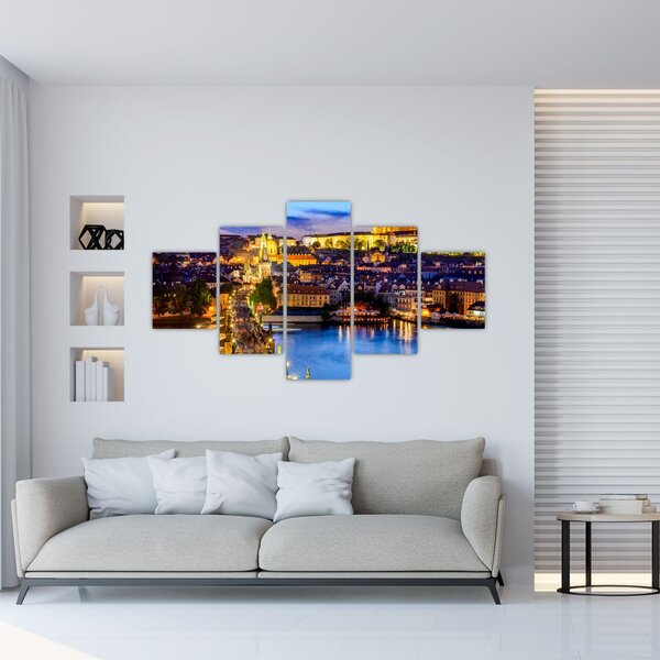 Obraz - Most Karola, Praga, Czechy (125x70 cm)