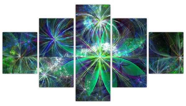 Obraz - Abstrakcyjne kształty geometryczne (125x70 cm)