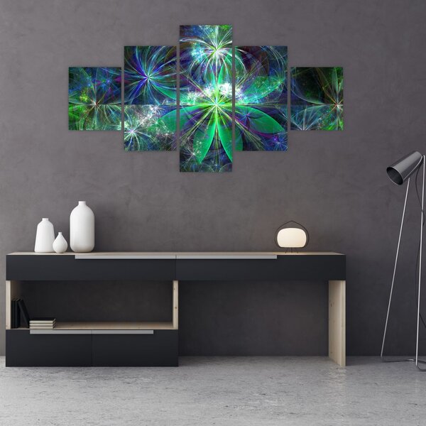 Obraz - Abstrakcyjne kształty geometryczne (125x70 cm)