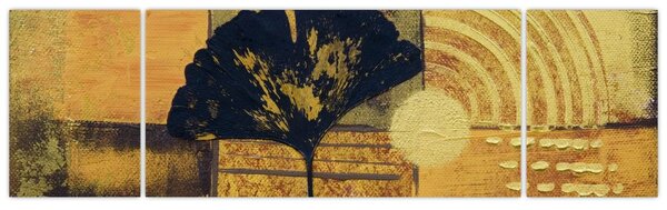 Obraz - Liść miłorzębu (170x50 cm)