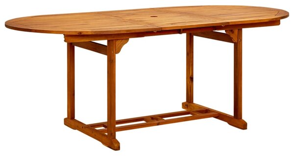 Stół ogrodowy, 200x100x74 cm, lite drewno akacjowe