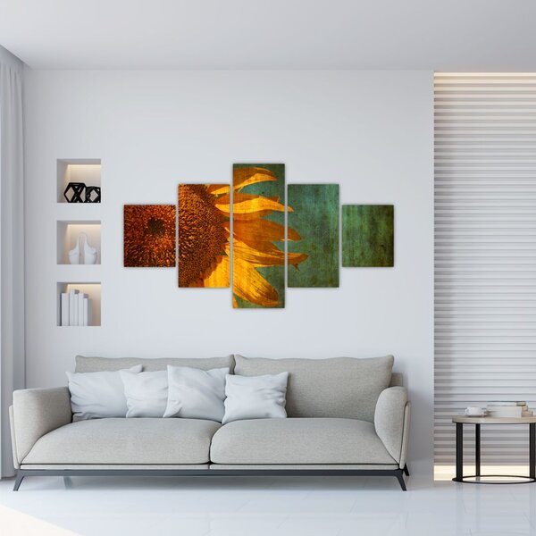 Obraz - Słonecznik (125x70 cm)