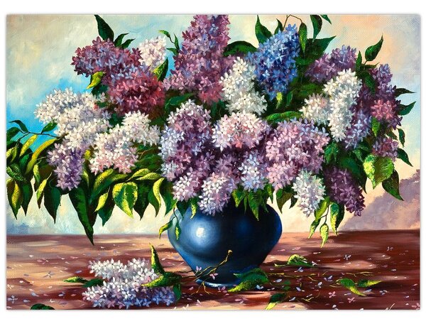 Obraz - Bukiet bzu (70x50 cm)