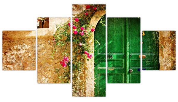 Obraz starych drzwi (125x70 cm)