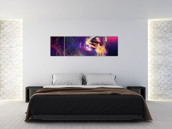 Obraz mistycznej kobiety (170x50 cm)