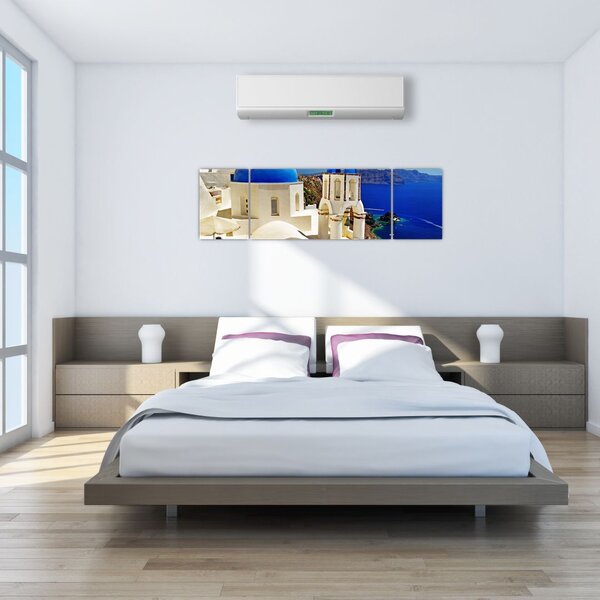 Obraz - Santorini, Grecja (170x50 cm)