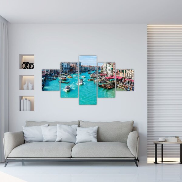 Obraz - Canal Grande, Wenecja, Włochy (125x70 cm)