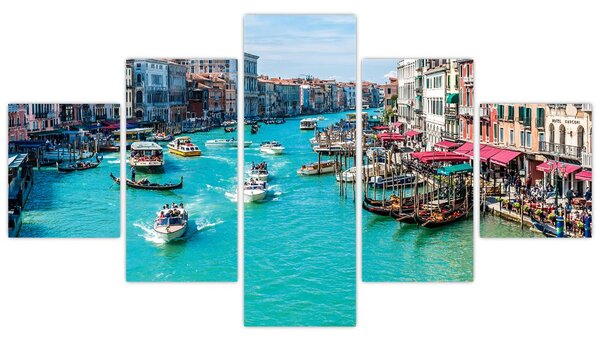 Obraz - Canal Grande, Wenecja, Włochy (125x70 cm)