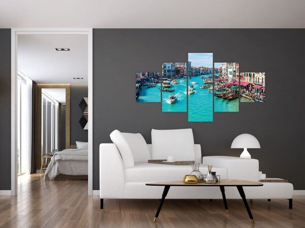 Obraz - Canal Grande, Wenecja, Włochy (125x70 cm)