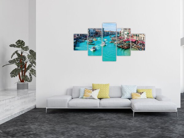 Obraz - Canal Grande, Wenecja, Włochy (125x70 cm)