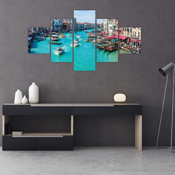 Obraz - Canal Grande, Wenecja, Włochy (125x70 cm)