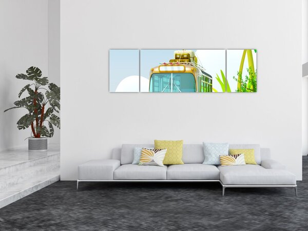 Obraz - Podróż do tropików (170x50 cm)