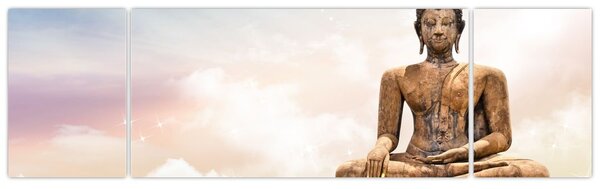 Obraz - Budda nadzorujący ziemię (170x50 cm)