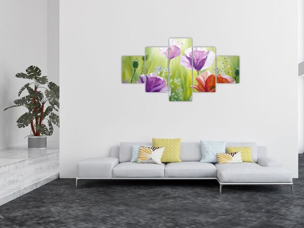 Obraz - Maki (125x70 cm)