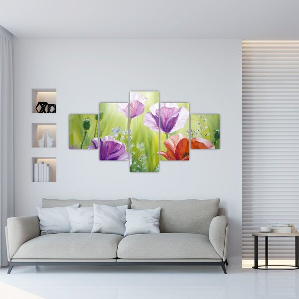 Obraz - Maki (125x70 cm)