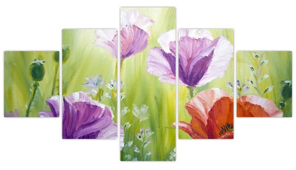 Obraz - Maki (125x70 cm)