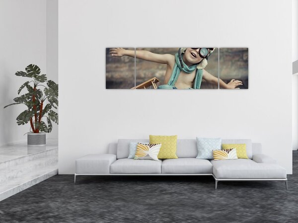 Obraz - Młody lotnik (170x50 cm)