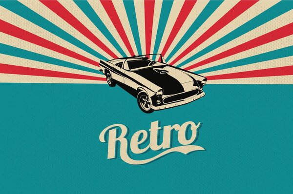 Tapeta w retro stylu