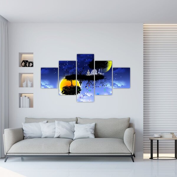 Obraz - Odbicie równowagi (125x70 cm)