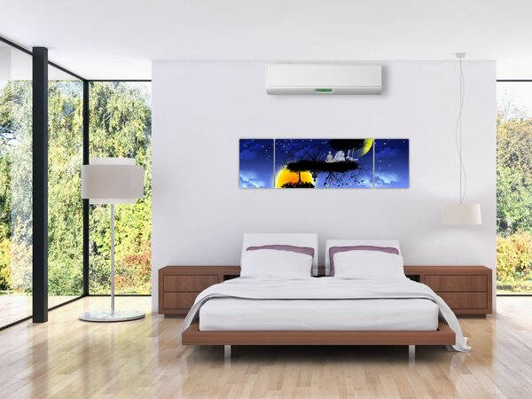 Obraz - Odbicie równowagi (170x50 cm)