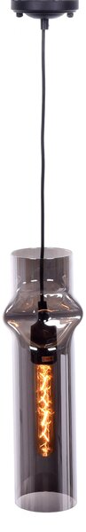 NOWOCZESNA LAMPA WISZĄCA SZKLANA SZARA VARIUS