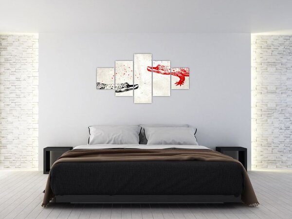 Obraz - Krokodyle (125x70 cm)