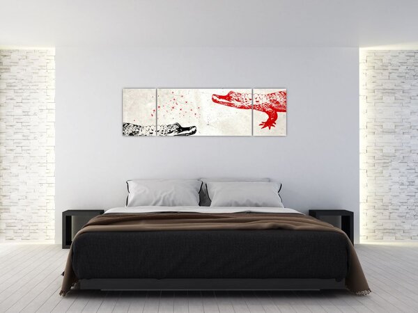 Obraz - Krokodyle (170x50 cm)
