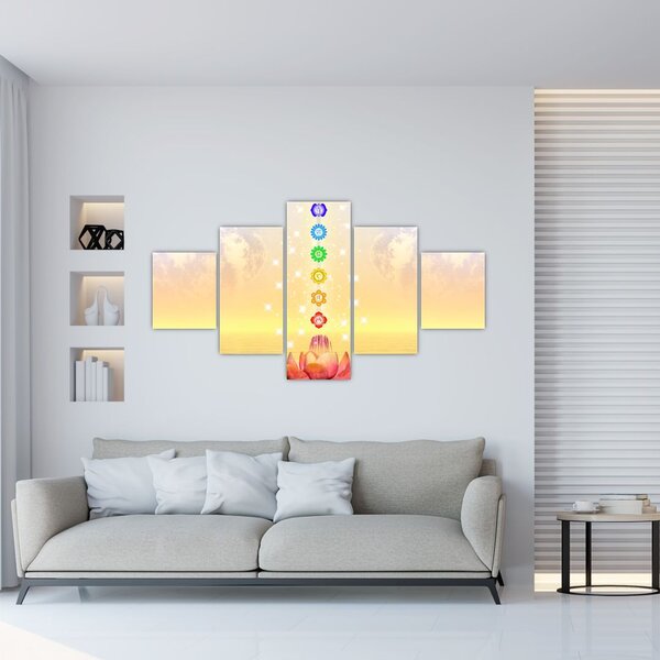 Obraz - Czakry (125x70 cm)