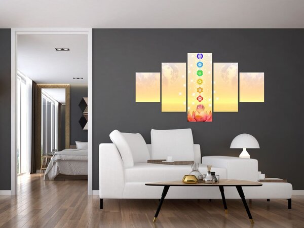 Obraz - Czakry (125x70 cm)