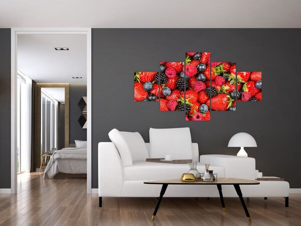 Obraz - Ładunek owoców (125x70 cm)