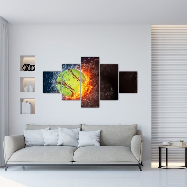 Obraz - Piłka tenisowa (125x70 cm)