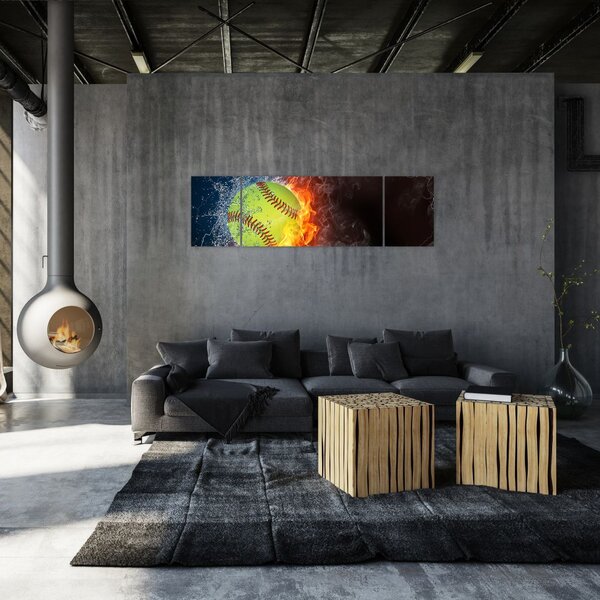 Obraz - Piłka tenisowa (170x50 cm)
